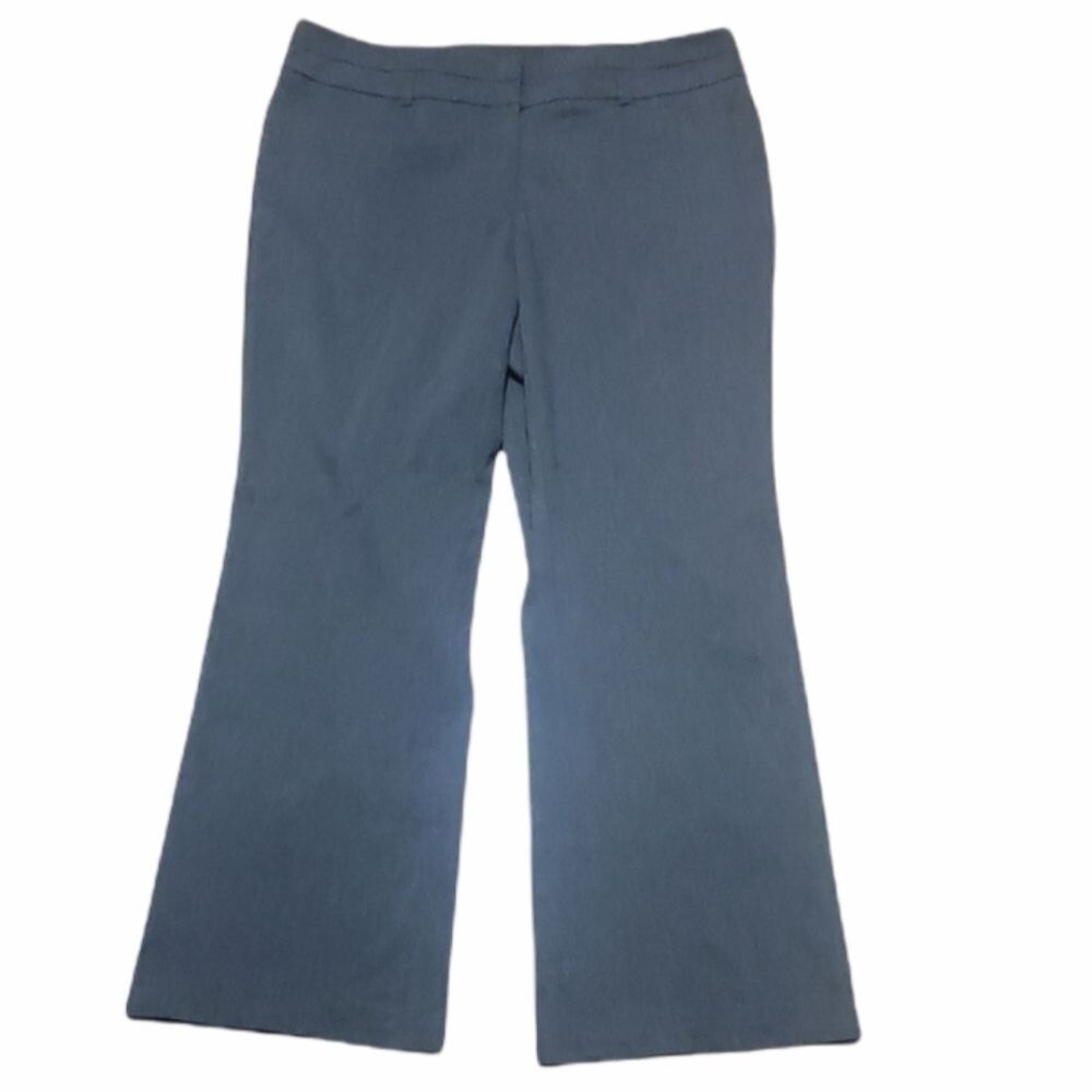 Womens Lane Bryant Charcoal Grey/Gray Dress Trousers Pants